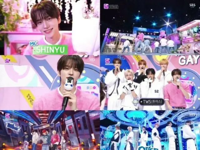 'TWS' 신뉴, 'SBS 인기가요'로 MC데뷔…“흉약하는 마음으로 준비”