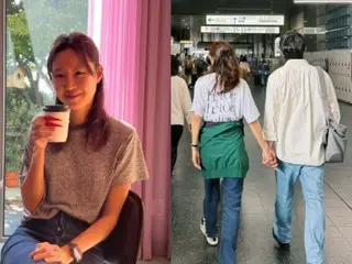 Kong Hyo Jin, 남편 Kevin 오와 "결혼 3 주년"기념으로 일본 여행에