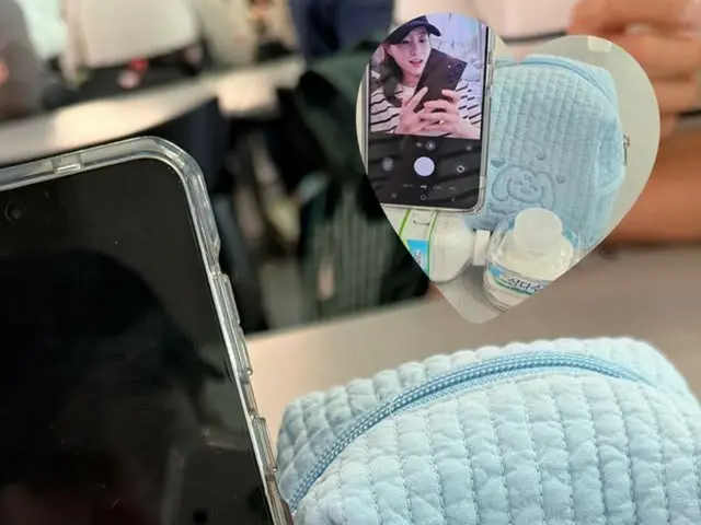 여배우 박보영, 자신이 모델로 봉사하는 미네랄 워터 브랜드의 귀여운 상품이 화제