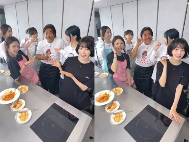 ‘LE SSERAFIM’, 에드워드 리셰프와 ‘스파게티’ 만들기… 오늘(16일) 콘텐츠 공개