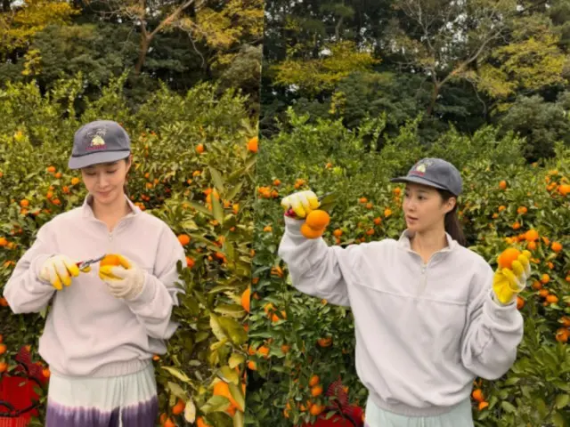 권유리, 제주도 서울 2거점 생활… 오늘은 귤 수확 “청년농부입니다”